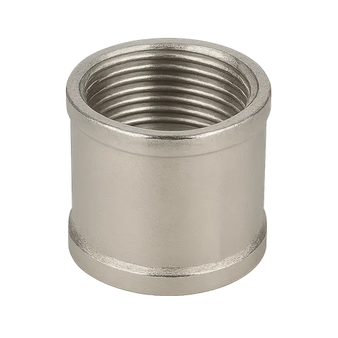 Муфта никелированная латунная Ду 40 1 1/2"