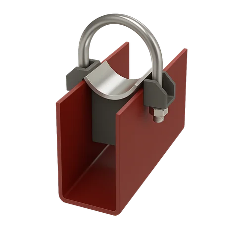 Опора стальная подвижная ОПХ2-57 Ду 50